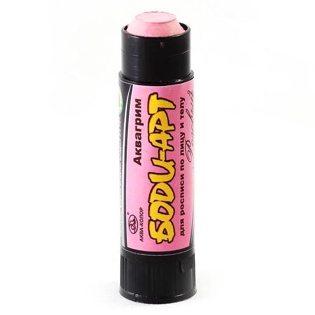 Аквагрим Боди-Арт, карандаш 15г, розовый фото
